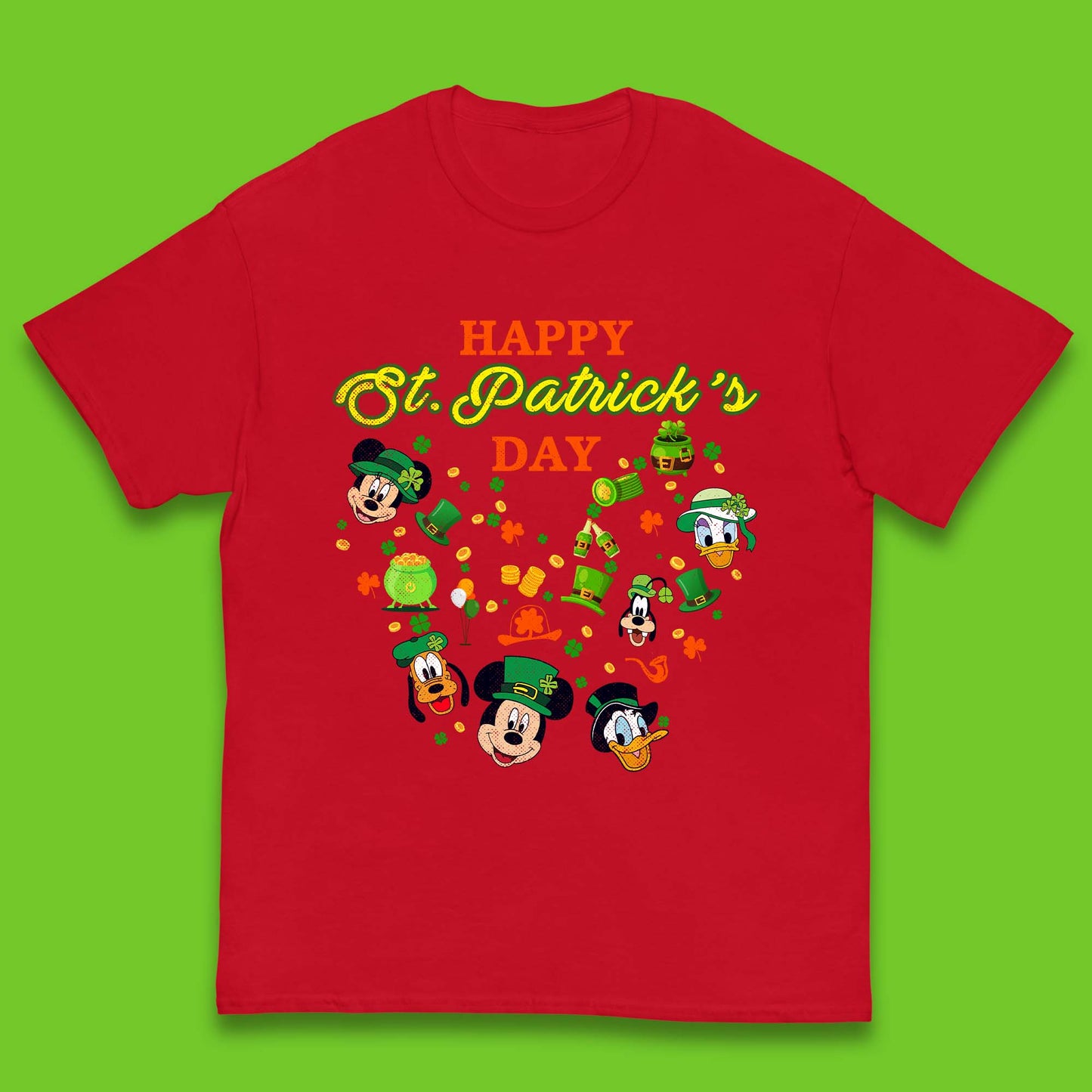 Disney Happy St. Patrick's Day Kids T-Shirt
