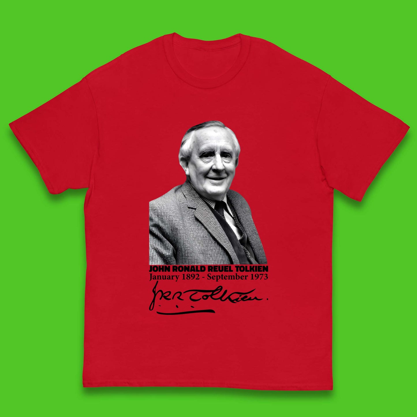 John Ronald Reuel Tolkien Signature Kids T-Shirt