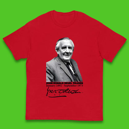 John Ronald Reuel Tolkien Signature Kids T-Shirt