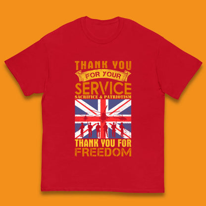 Thank You For Your Service Kids T-Shirt