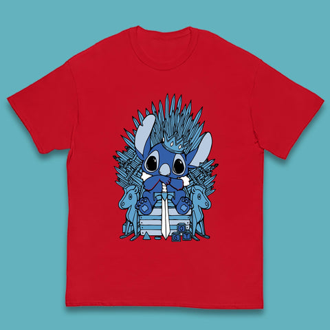 Disney Stitch Game Of Thrones Movie Parody The Throne Lilo And Stitch Kids T Shirt