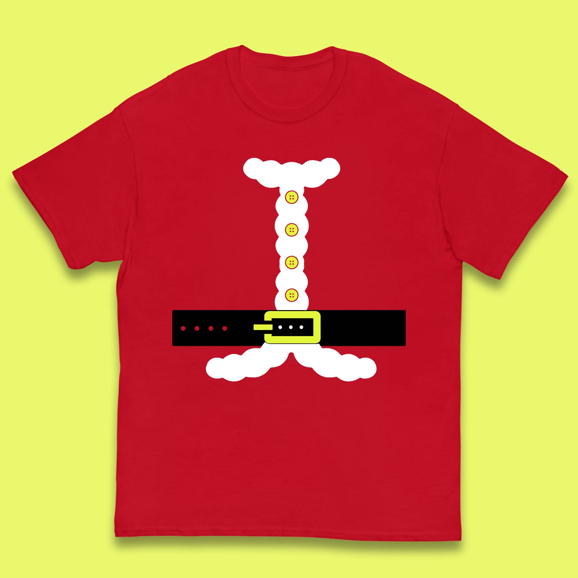 christmas santa claus costume t shirt