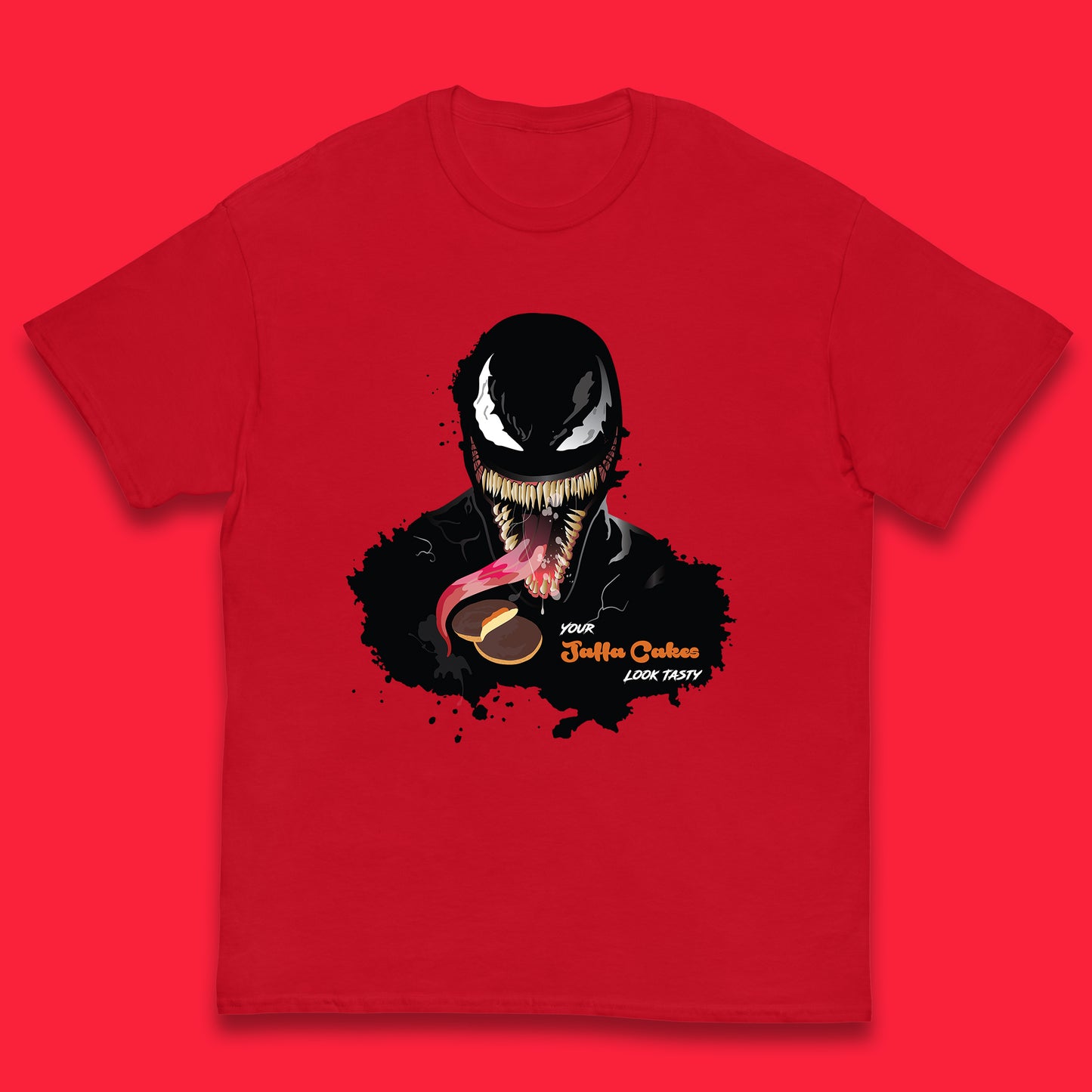 Venom Your Jaffa Cakes Look Tasty Marvel Avengers Venom Face Marvel Comics Movie Character Kids T Shirt