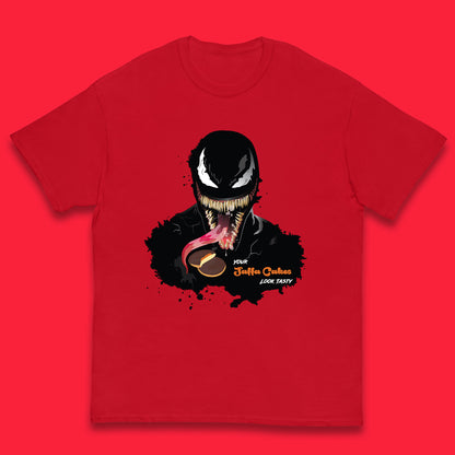 Venom Your Jaffa Cakes Look Tasty Marvel Avengers Venom Face Marvel Comics Movie Character Kids T Shirt