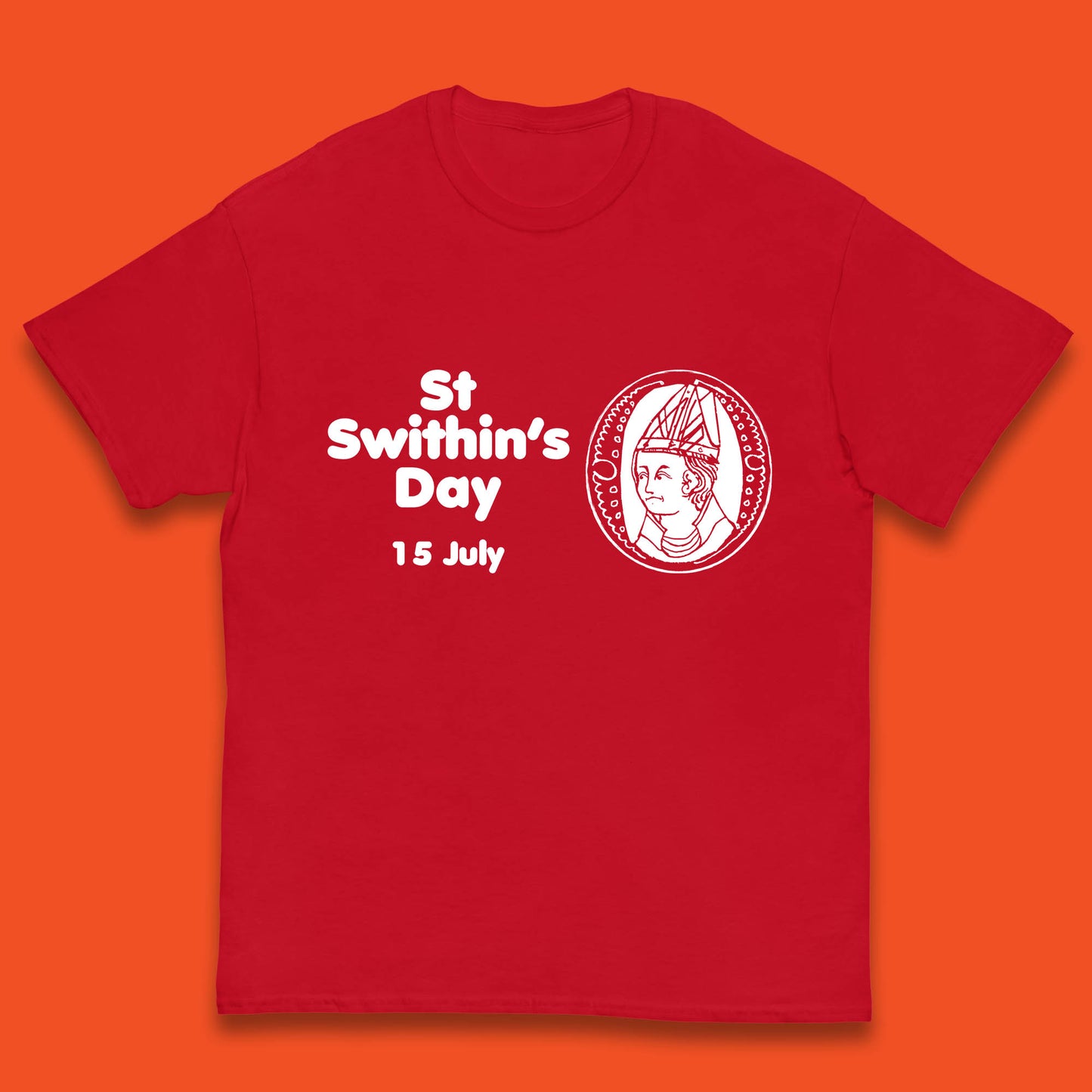 St. Swithin's Day 15 July Saint Swithun's Day Weather Folklore Kids T Shirt