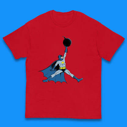 Superhero Batman Jordan Spoof DC Comics Action Adventure Movie Character Kids T Shirt