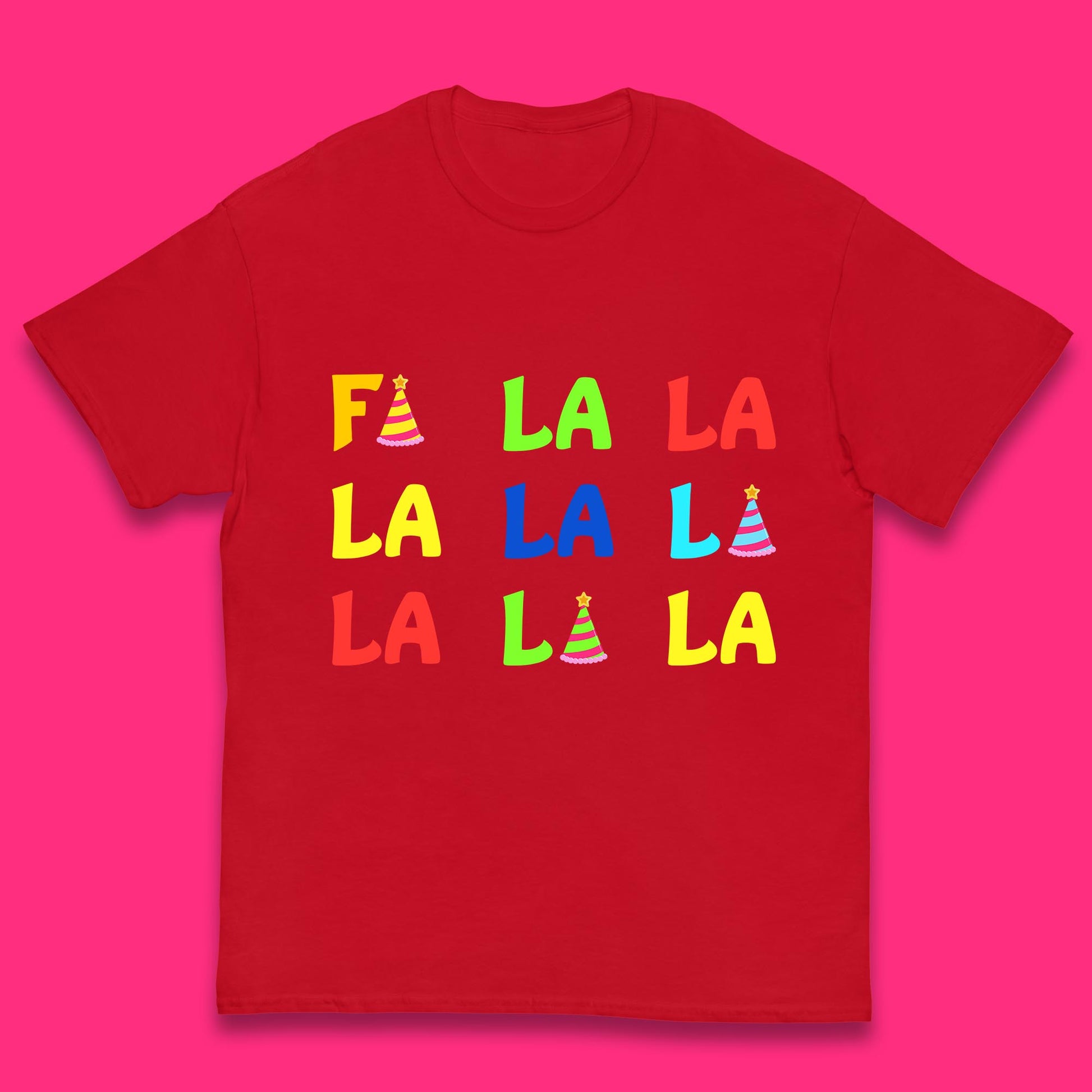 fa la la la christmas song t shirt