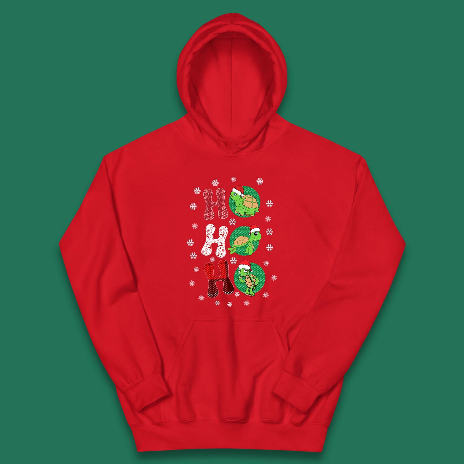 turtles santa kids hoodie