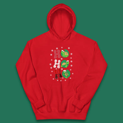 turtles santa kids hoodie