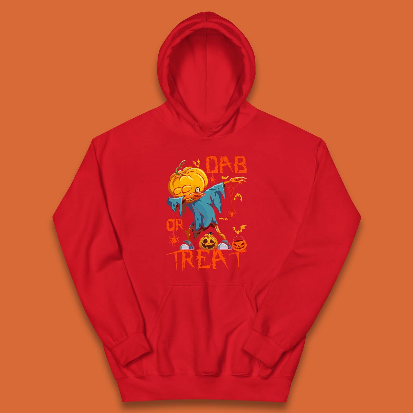 Dab Or Treat Scarecrow Dabs Halloween Dabbing Dance Horror Scary Kids Hoodie