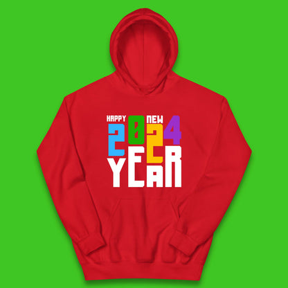 Happy New Year 2024 Kids Hoodie