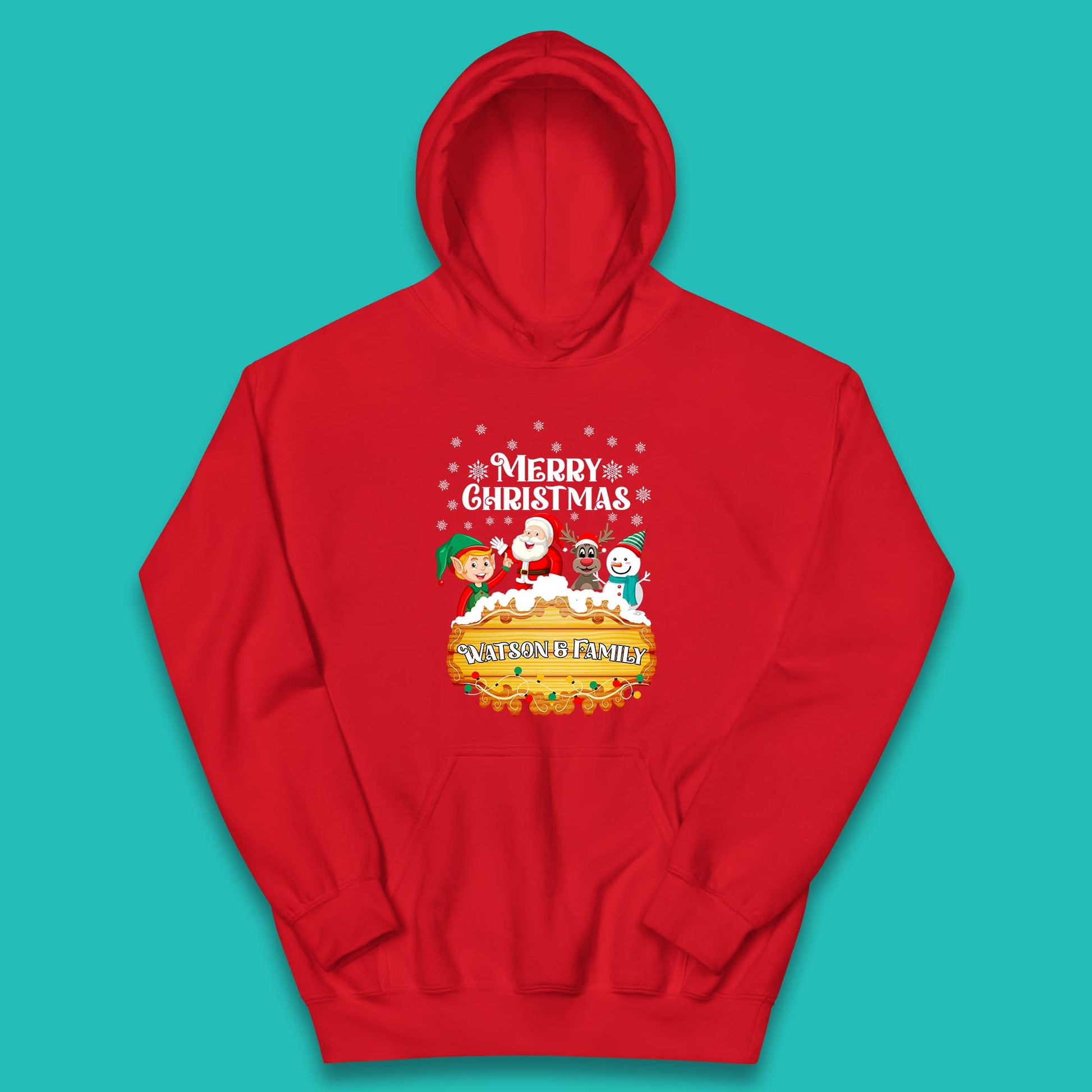 watson family christmas hoodie