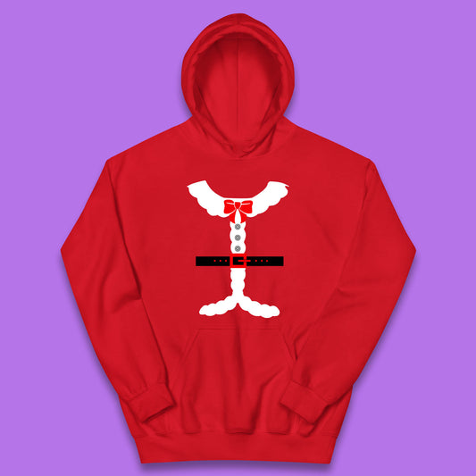 santa costume christmas kids hoodie