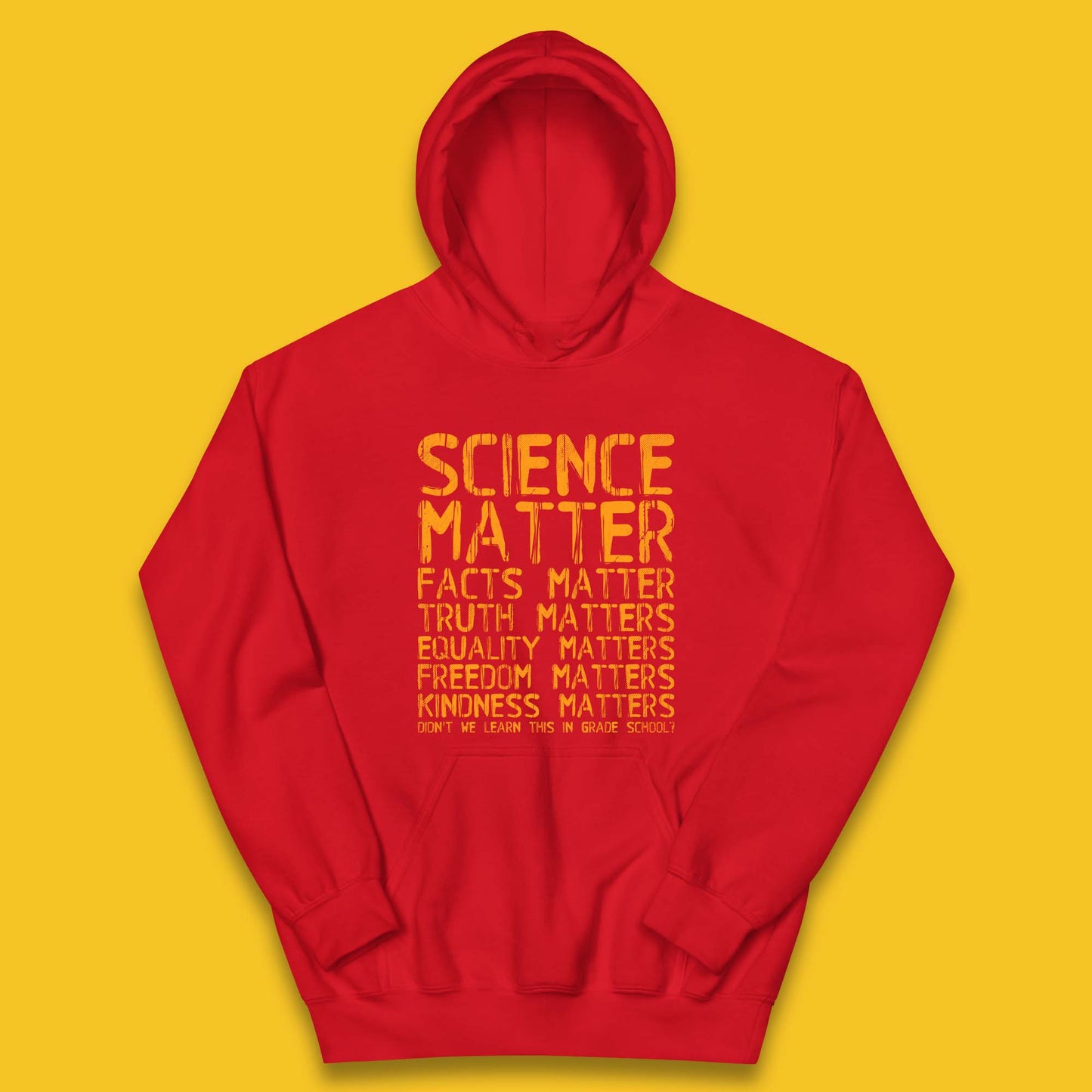 Science Matters Facts Matters Kids Hoodie