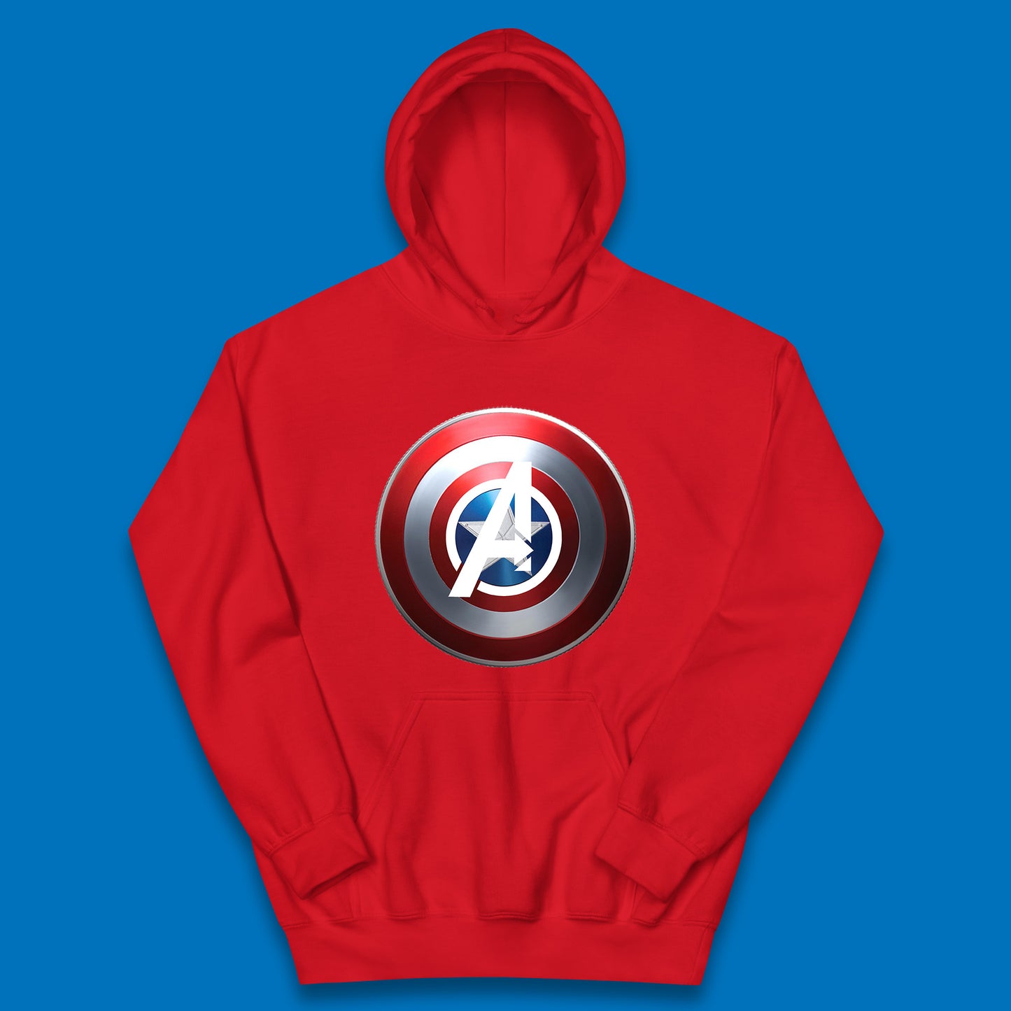 Captain America's Shield Marvel Avengers Captain America Cosplay The Captain Steven Rogers Kids Hoodie