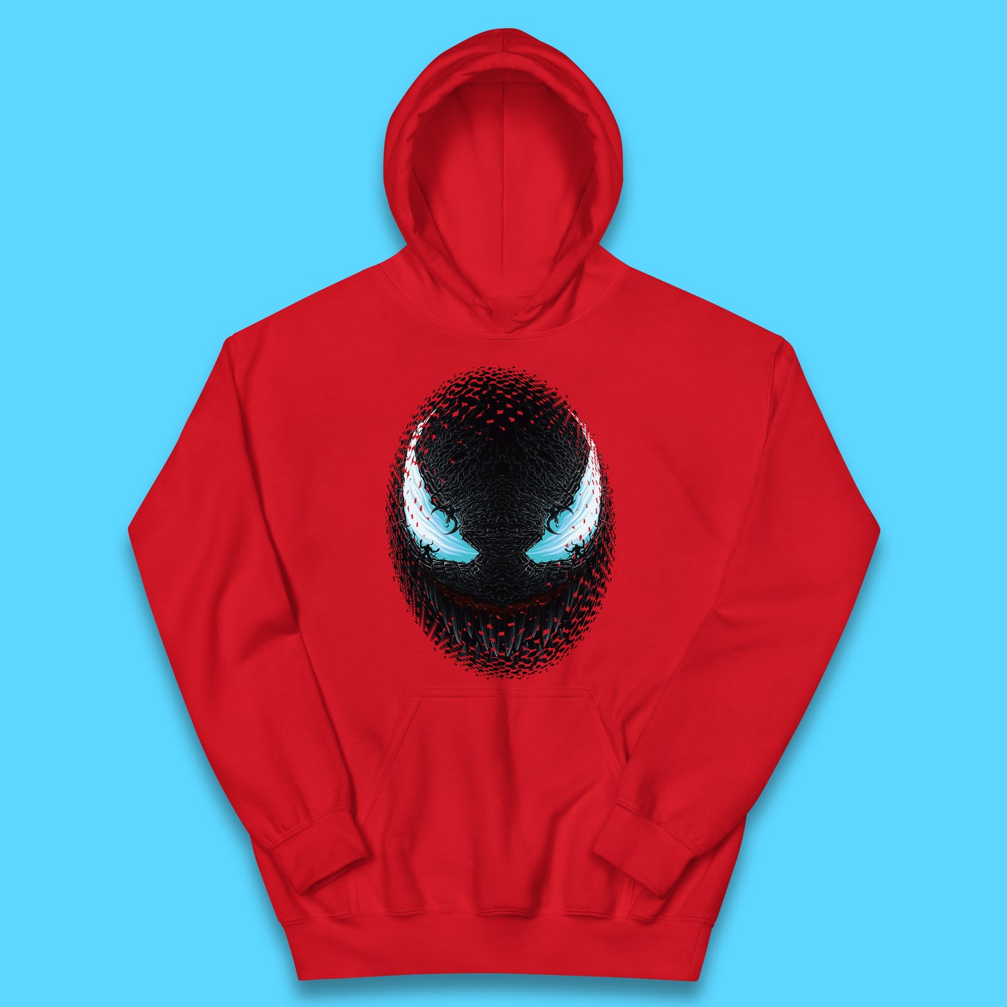 Marvel Venom Amoled Angry Venom Logo Marvel Avengers Superheros Movie Character Kids Hoodie