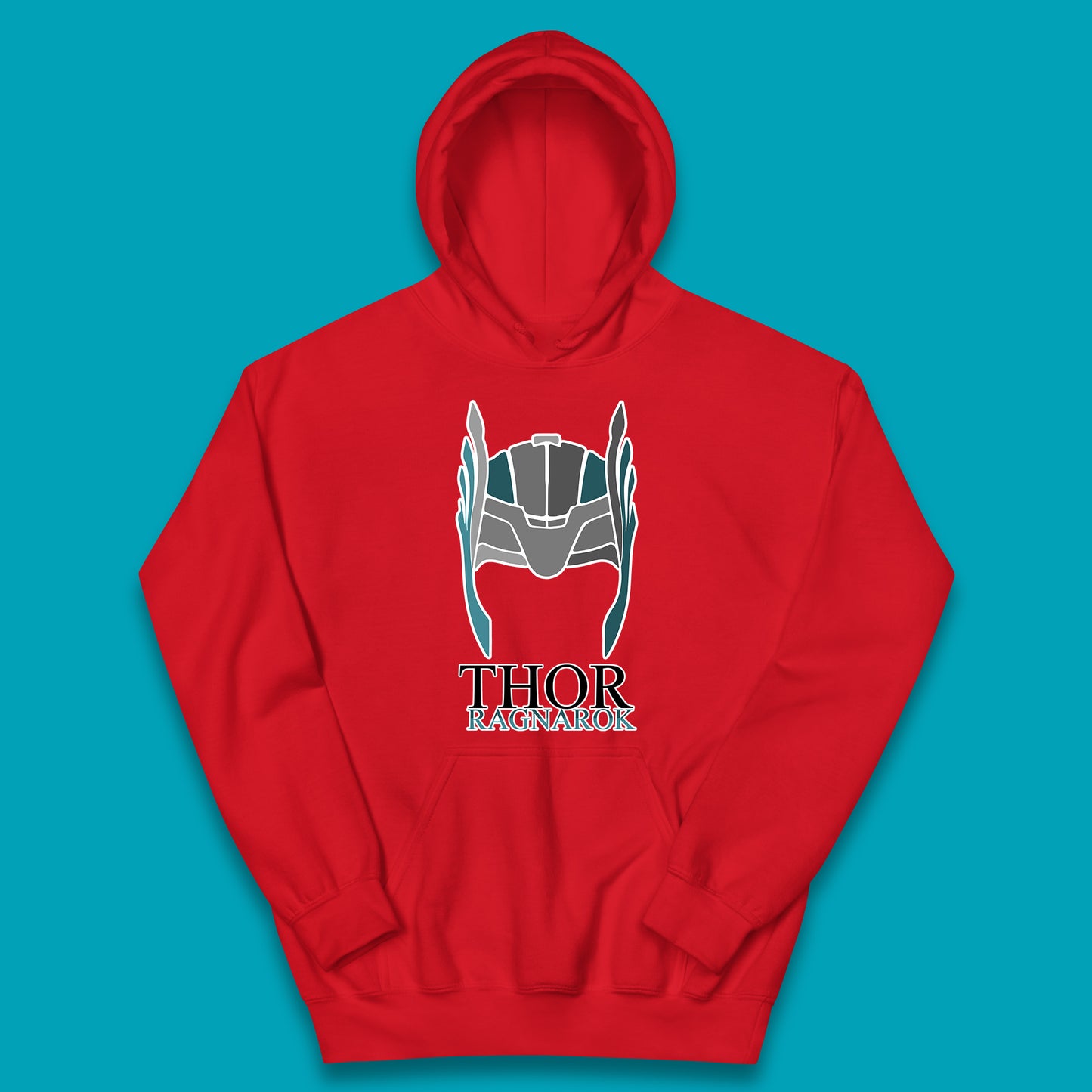 Thor Ragnarok Marvel Avenger Thor Helmet Superhero Movie Character Thor Helmet Ragnarok Kids Hoodie