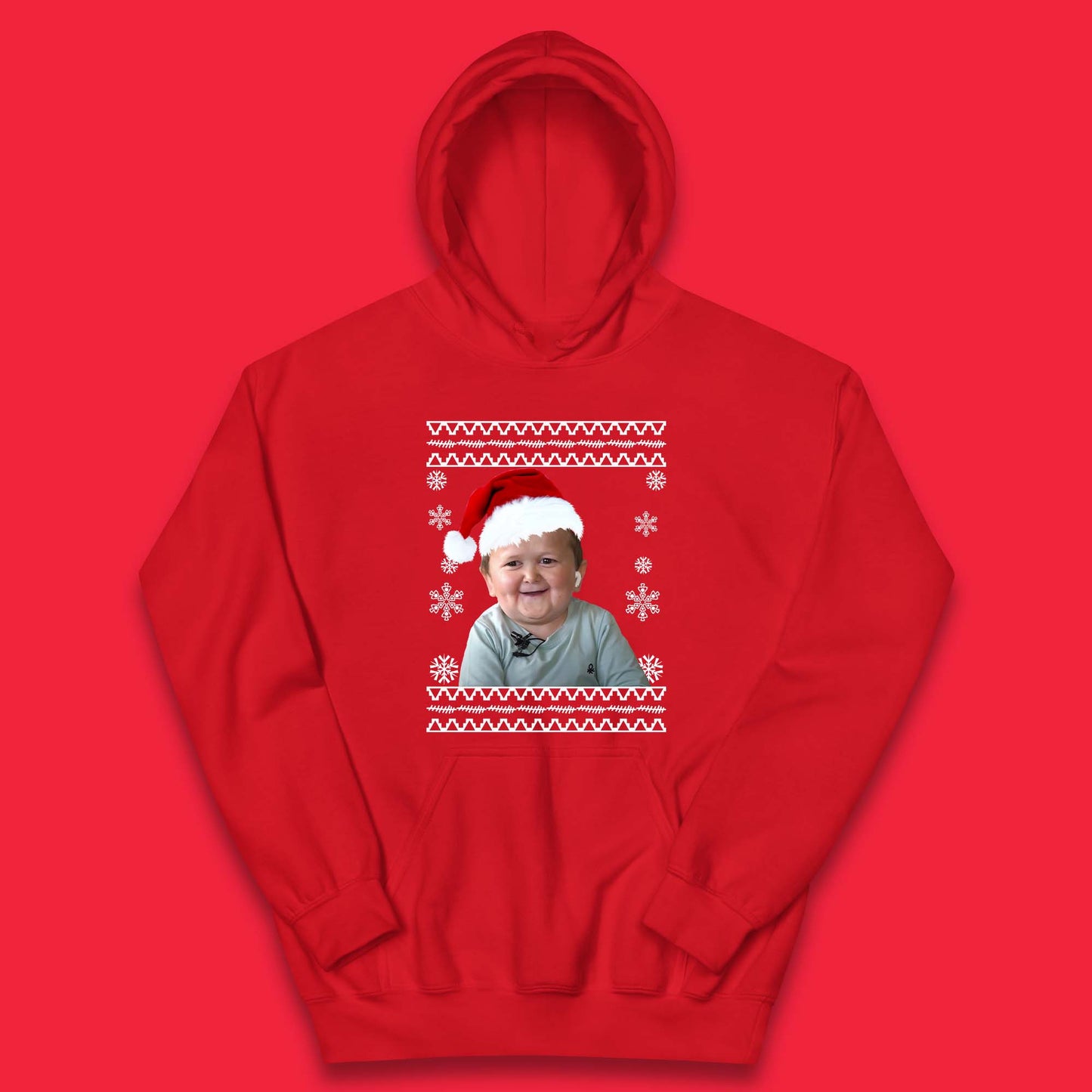 Santa Hasbulla Magomedov Christmas Kids Hoodie