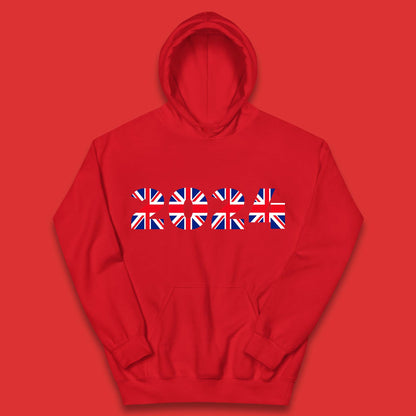 New Year 2024 UK Flag Kids Hoodie