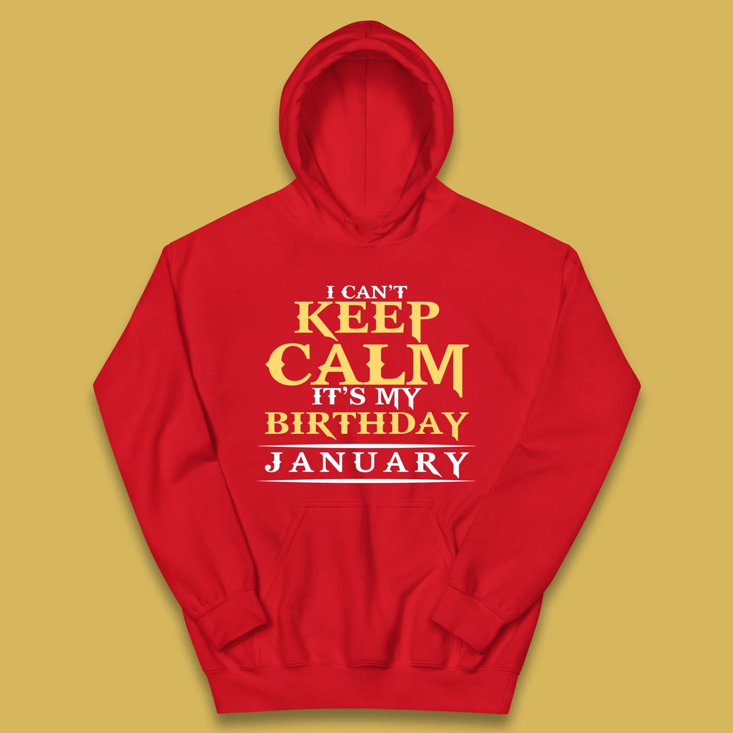 January Birth Party Kids Hoodie