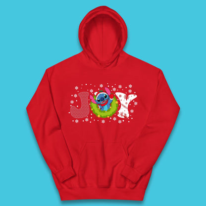 Joy Stitch Christmas Kids Hoodie