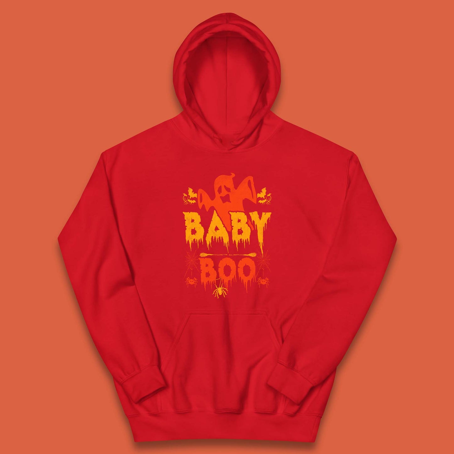Baby Boo Happy Halloween Spooky Funny Baby Boo Ghost Kids Hoodie