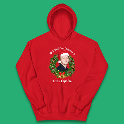 Lewis Capaldi Christmas Kids Hoodie