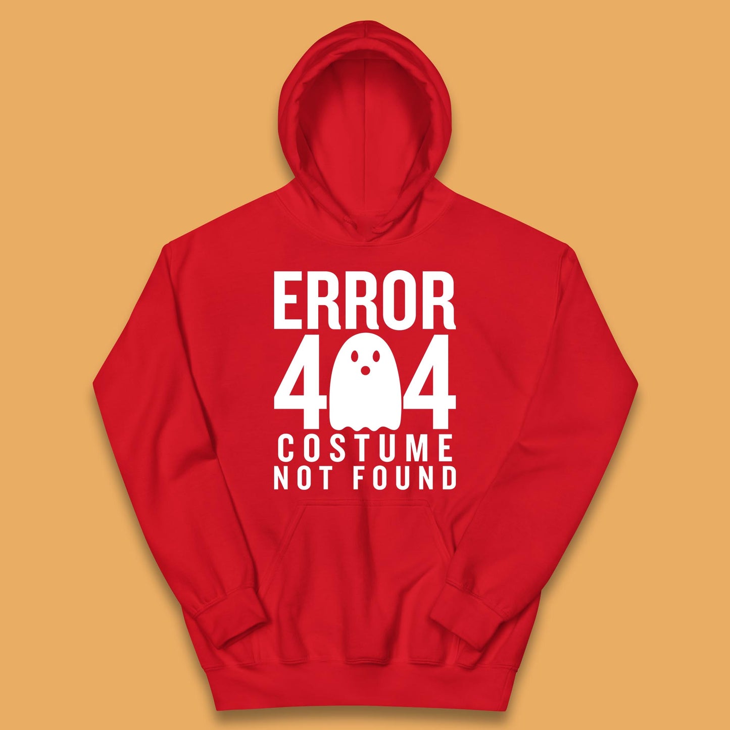 Error 404 Costume Not Found Halloween This Is My Halloween Costume Error 404 Kids Hoodie