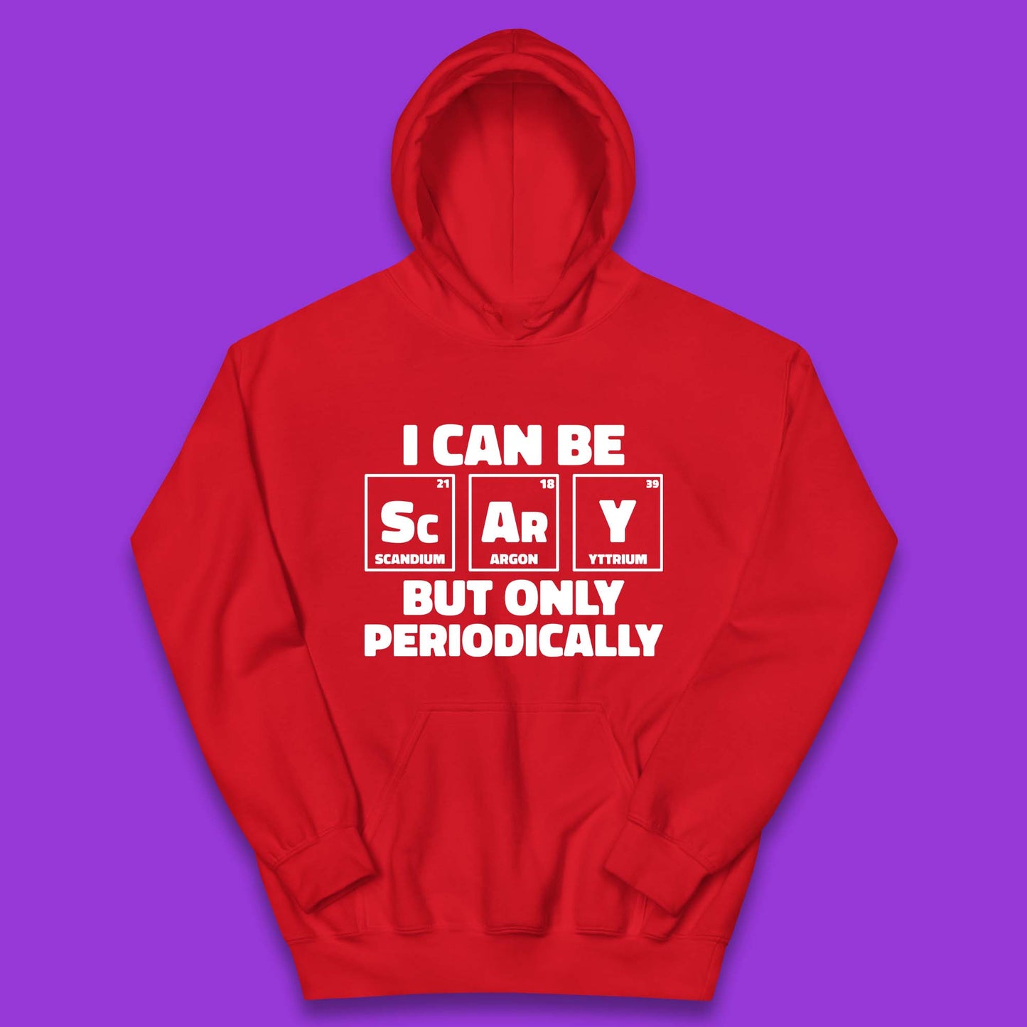 I Can Be Scary Kids Hoodie