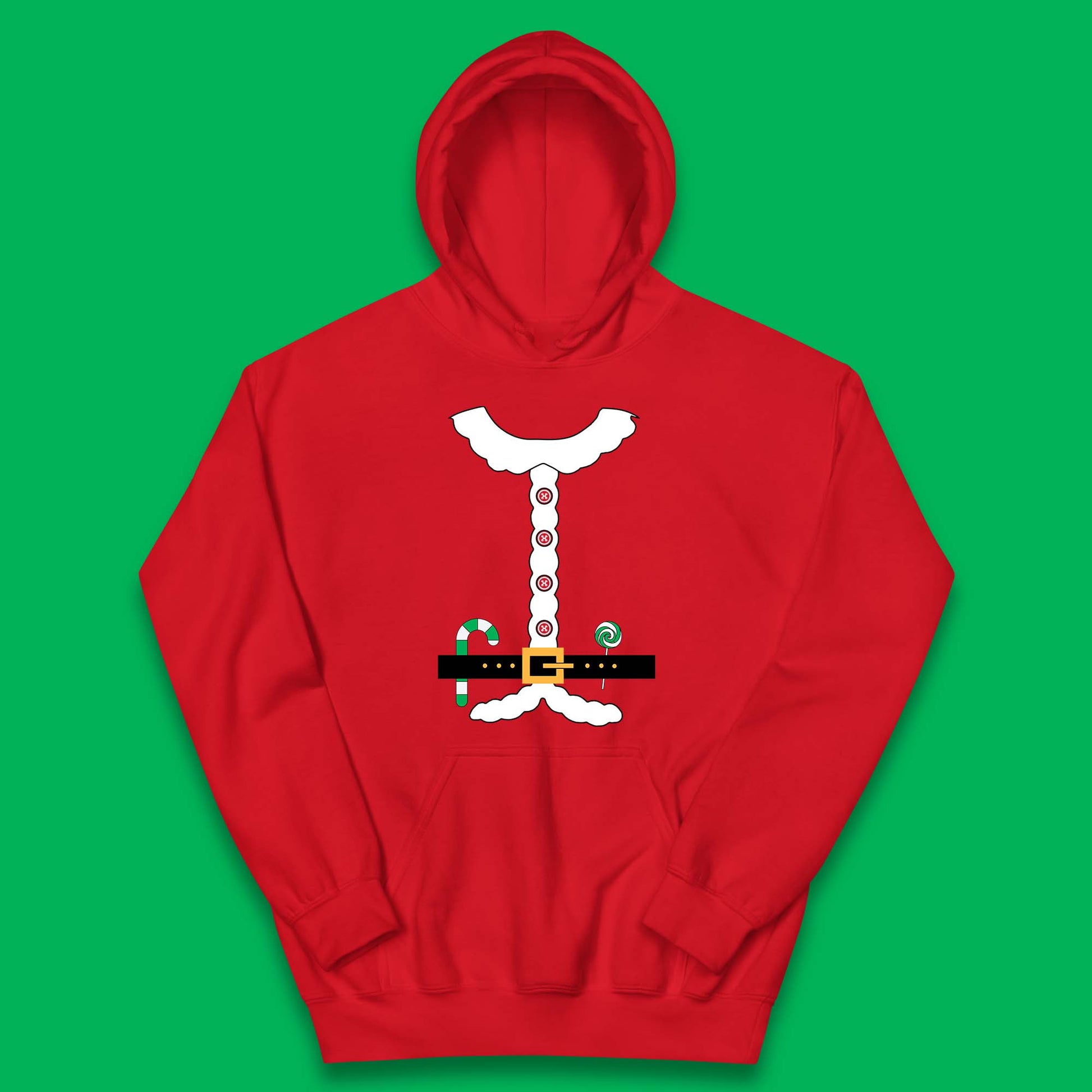 santa claus costume hoodie