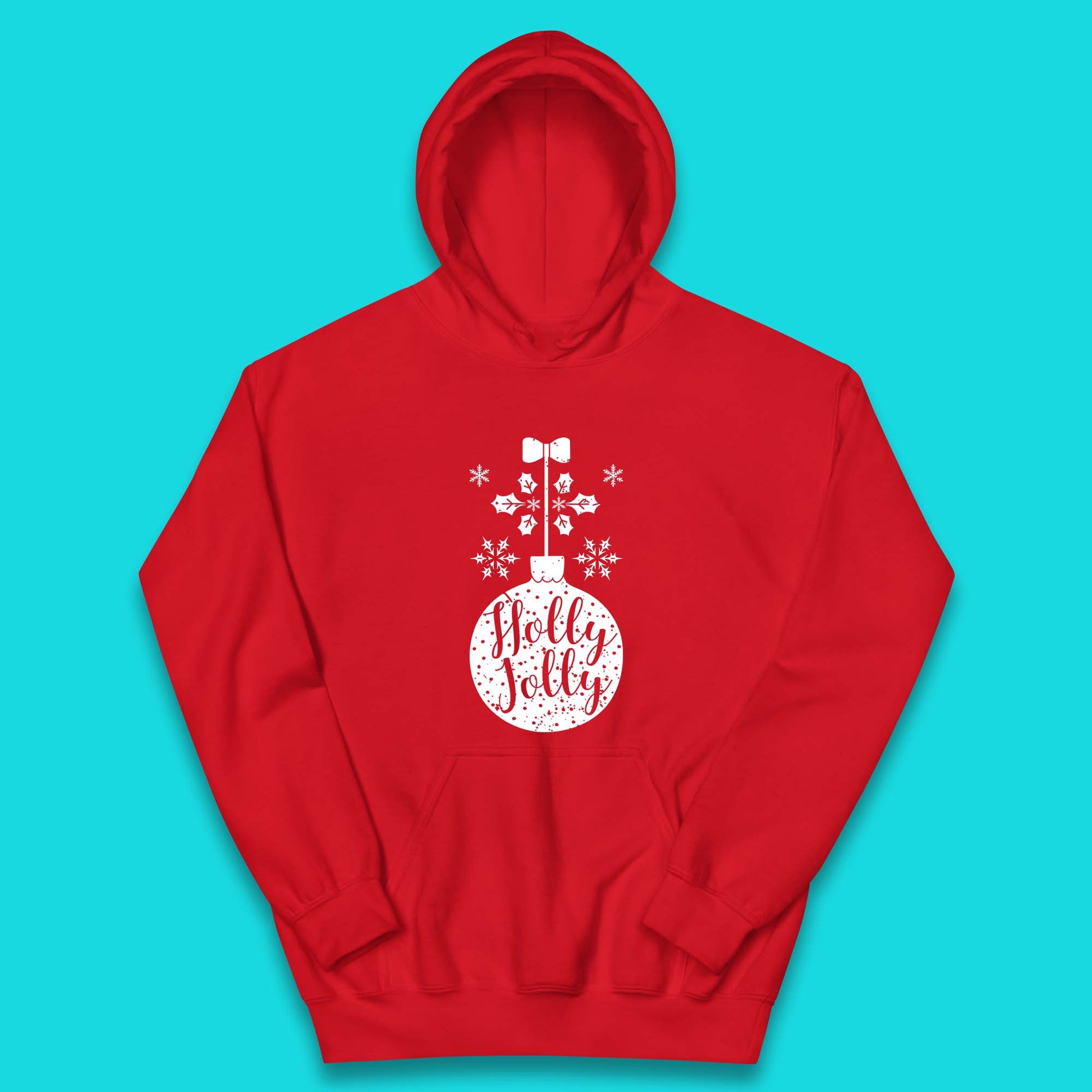 holly jolly christmas hoodie