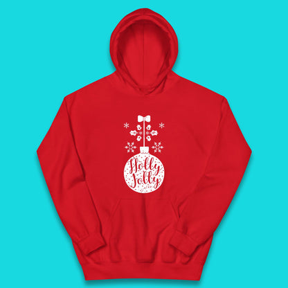 holly jolly christmas hoodie