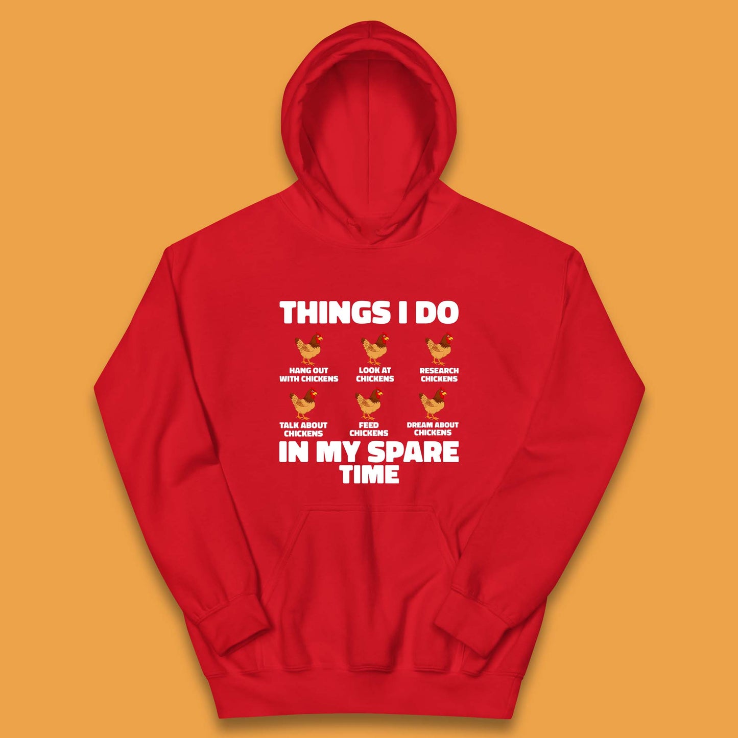 Chickens Things Kids Hoodie