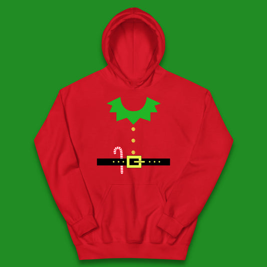 christmas elf costume christmas candy hoodie