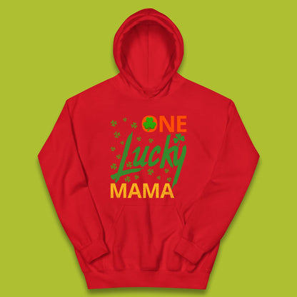 One Lucky Mama Patrick's Day Kids Hoodie