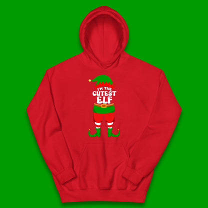 i'm the cutest elf christmas hoodie