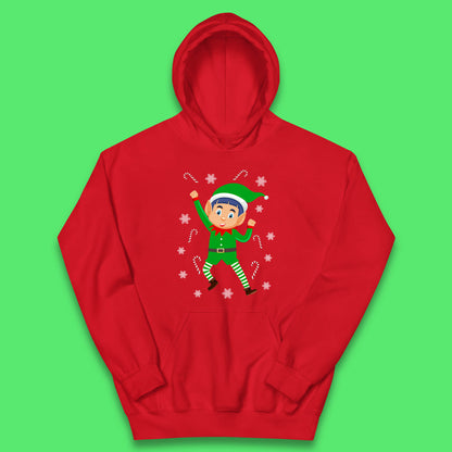 christmas elf cartoon hoodie