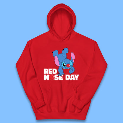 Stitch Red Nose Day Kids Hoodie