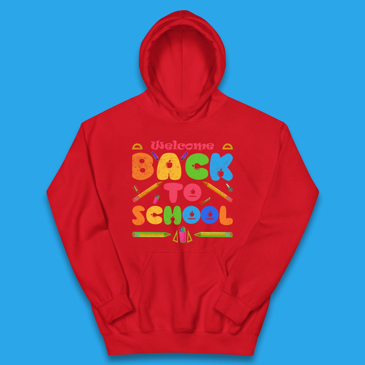 Welcome Back To School Return to the Halls of Learning School Study Gift Kids Hoodie