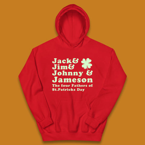 The Four Fathers of St. Patrick's Day Kids Hoodie