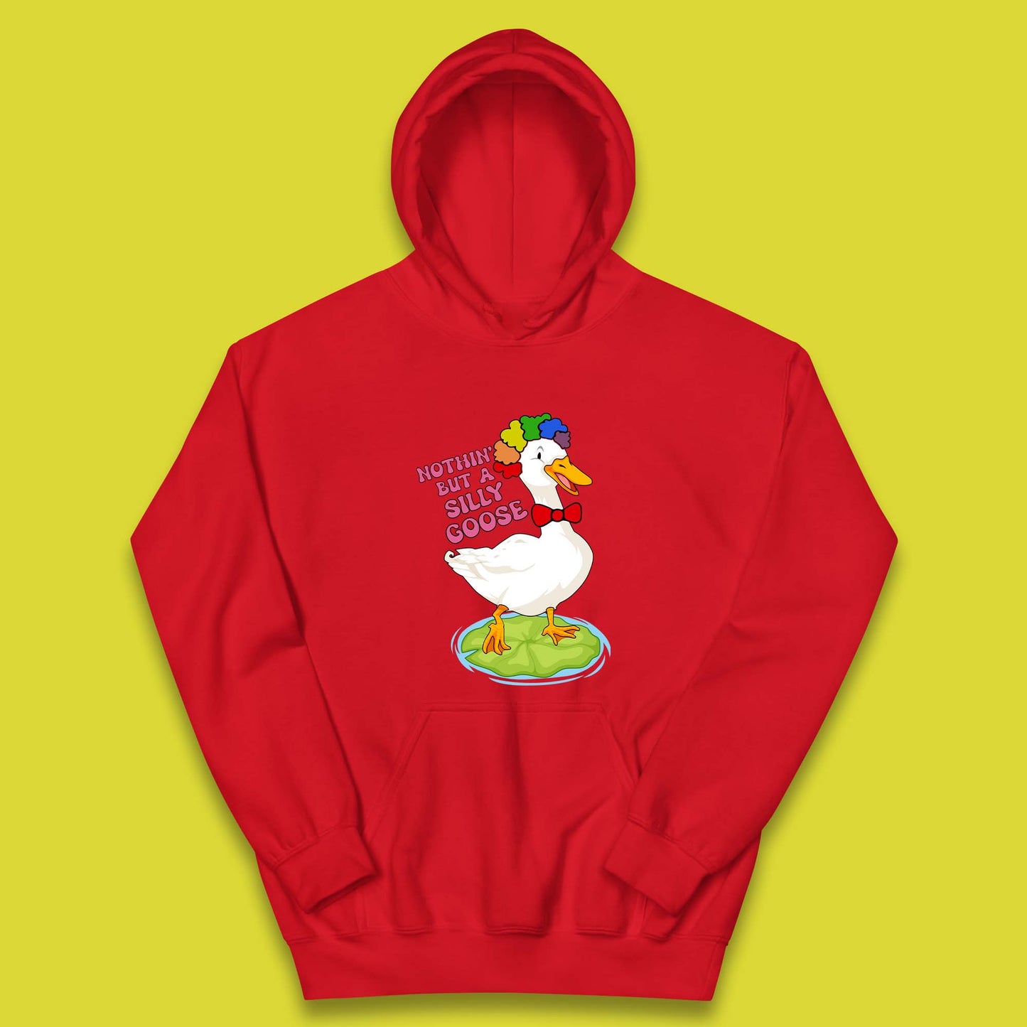 Nothin But A Silly Goose Kids Hoodie
