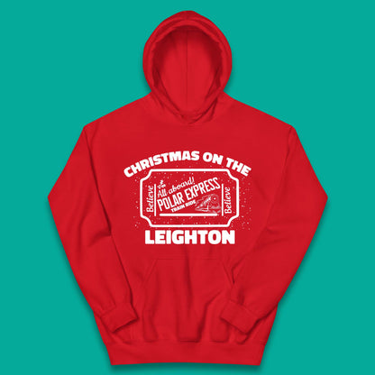 Polar Express Christmas Train Kids Hoodie