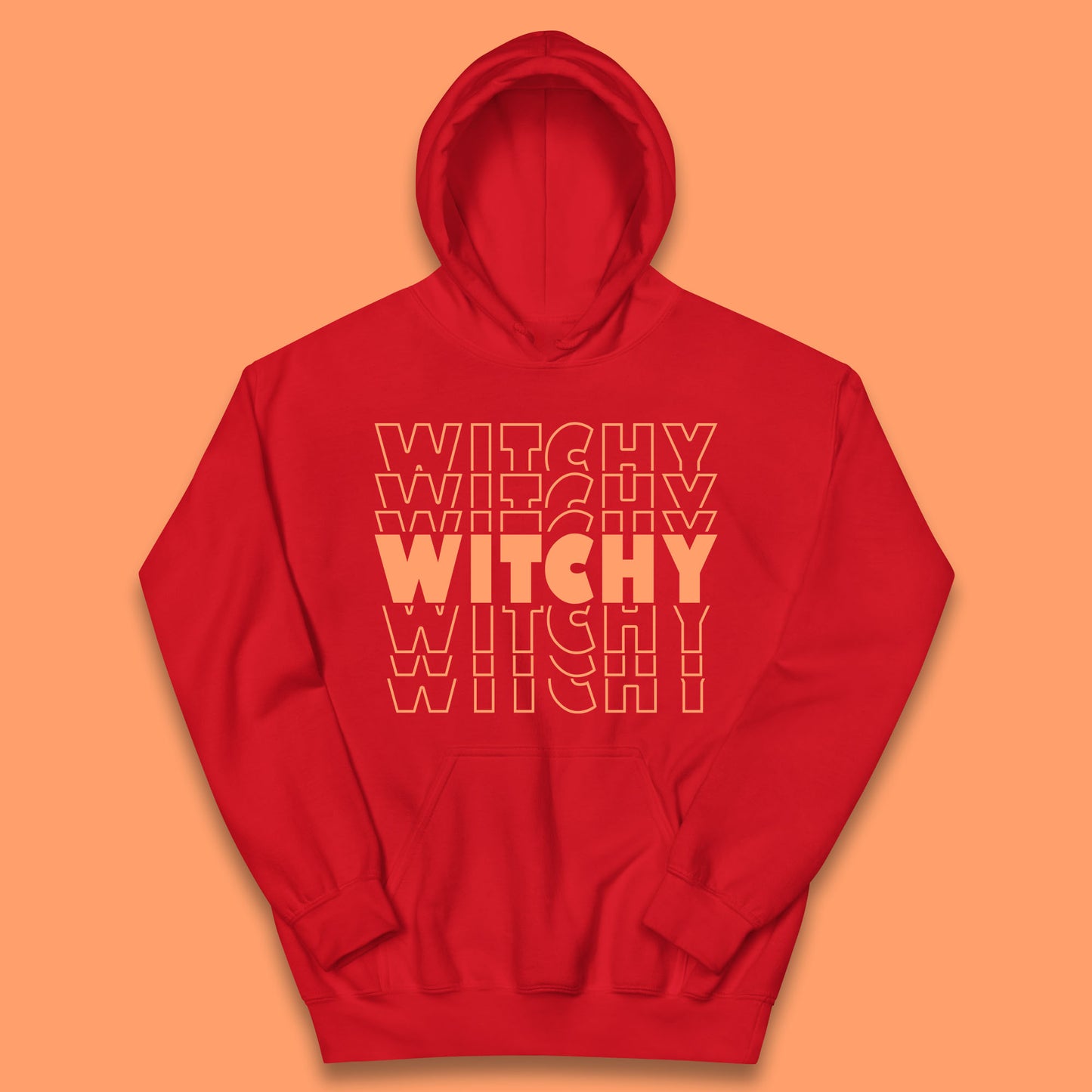 Witchy Halloween Witches Spooky Witch Vibes Witchy Aesthetic Halloween Party Kids Hoodie