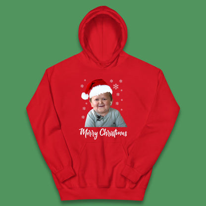 Santa Hasbulla Merry Christmas Kids Hoodie