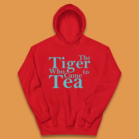 The Tiger Who Came To Tea Story Book Kids Hoodie