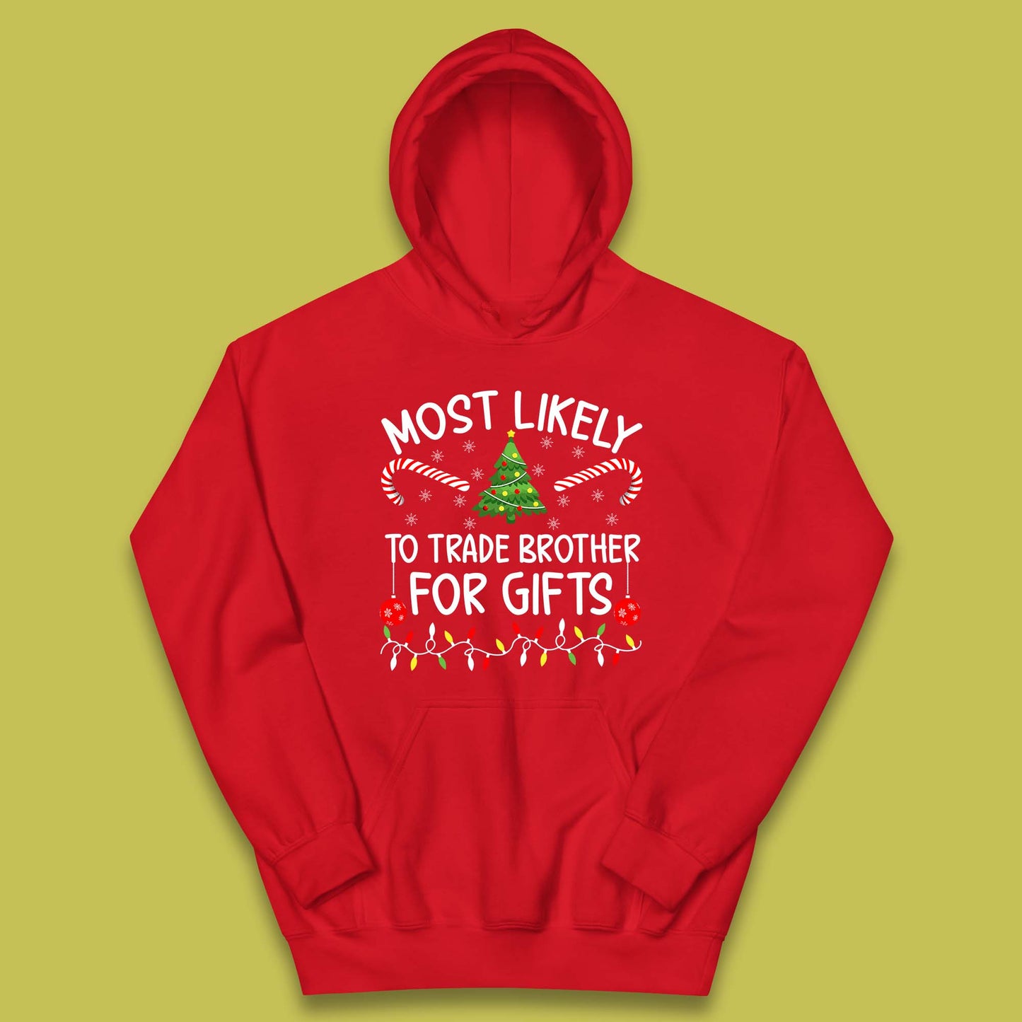 trade brother for christmas gifts hoodie