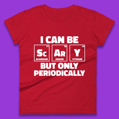 I Can Be Scary Womens T-Shirt