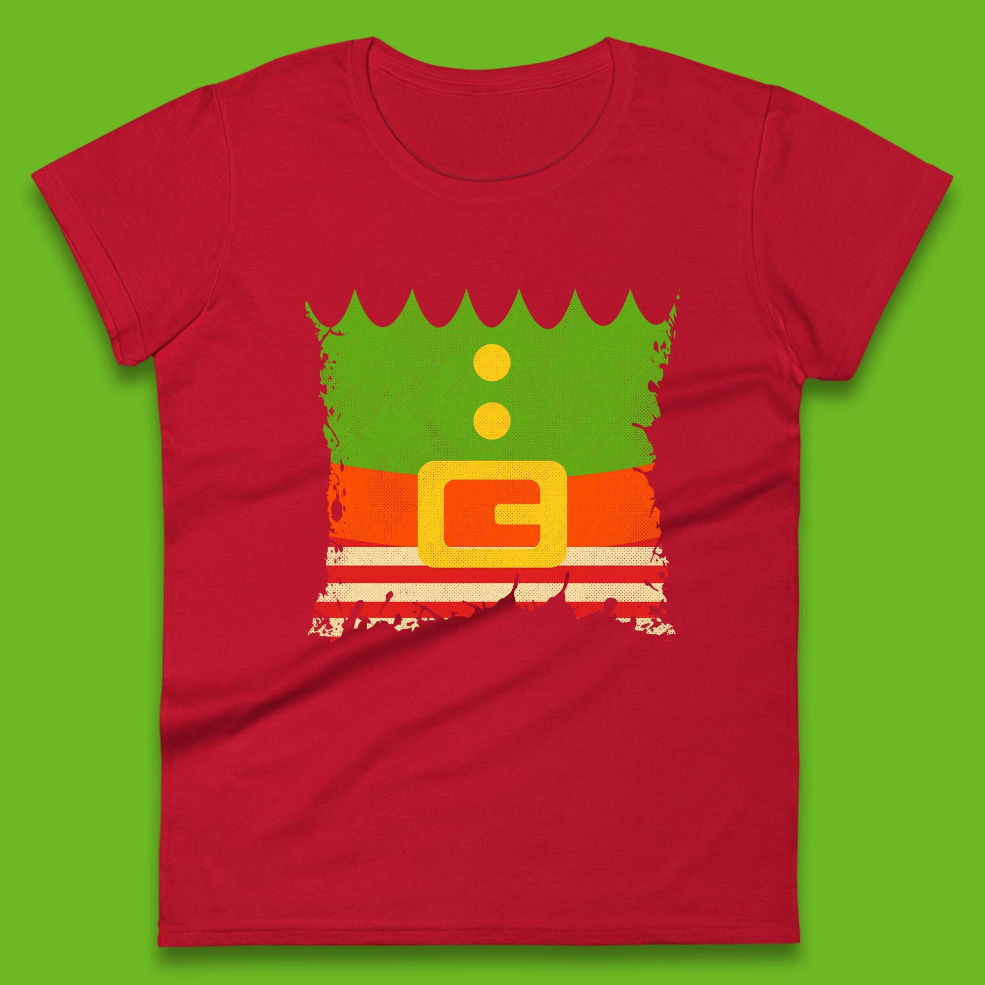 christmas santa claus dress womens t shirt