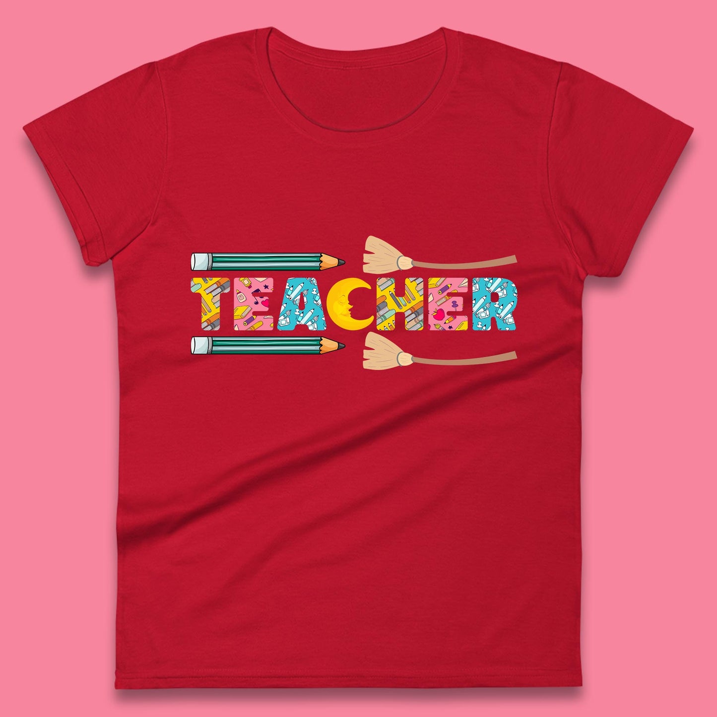 Halloween Teacher Spooky Teacher Ghost Halloween School Womens Tee Top