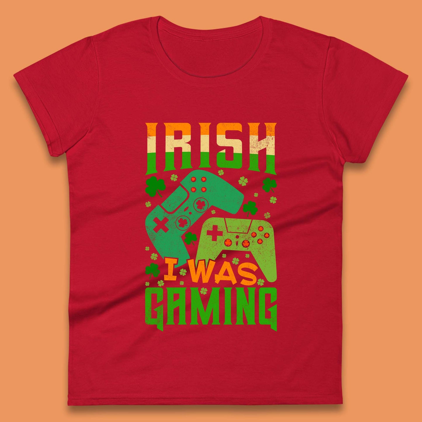 Irish I Was Gaming Womens T-Shirt